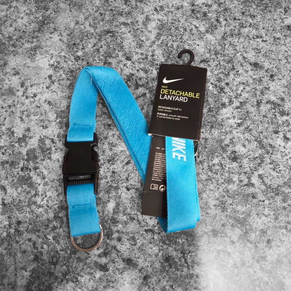 Nike Vibrant Blue Key Holder Lanyard